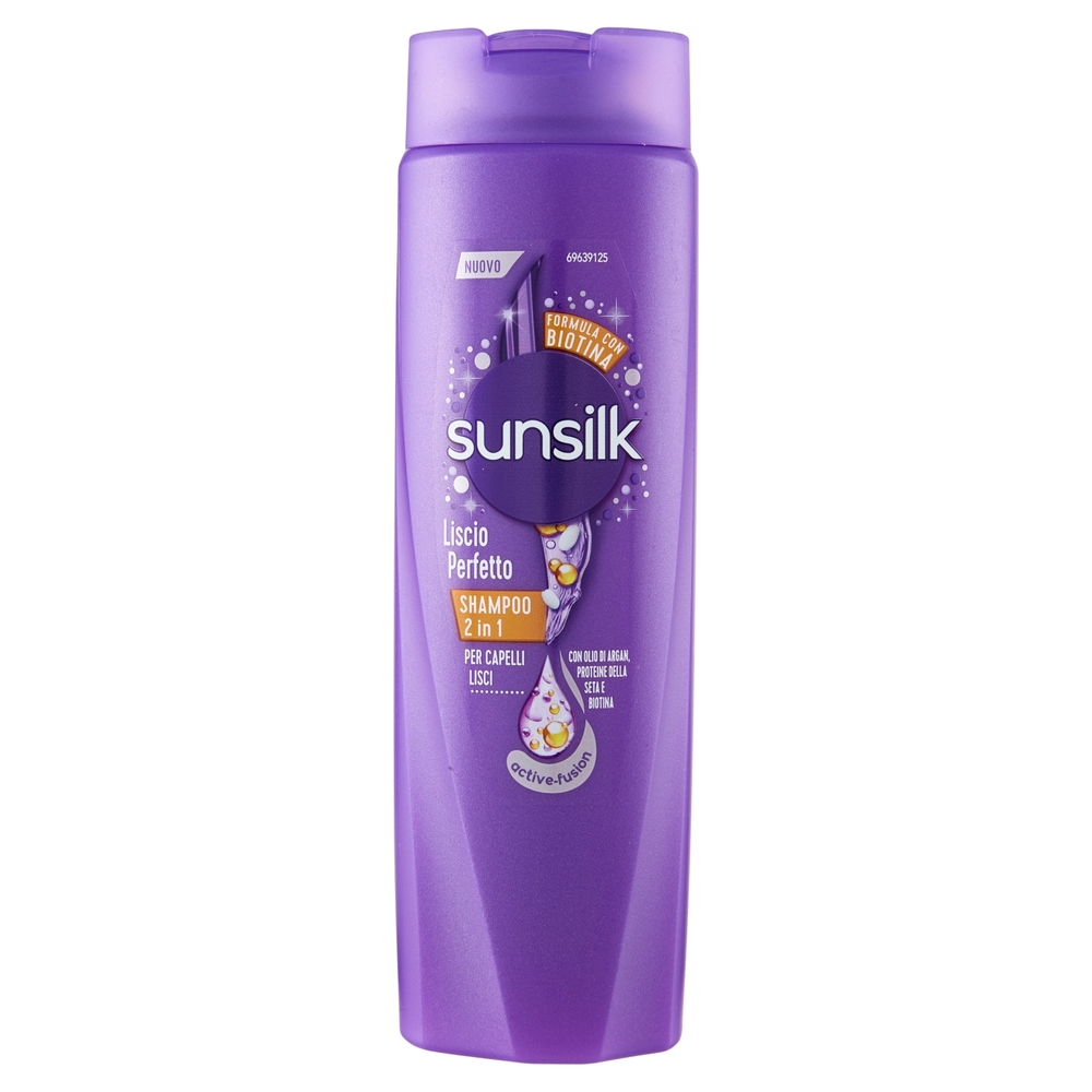sunsilk Liscio Perfetto Shampoo 2in1 per Capelli Lisci 250 mL